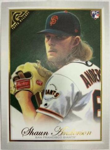 Shaun Anderson #109 Baseball Cards 2019 Topps Gallery