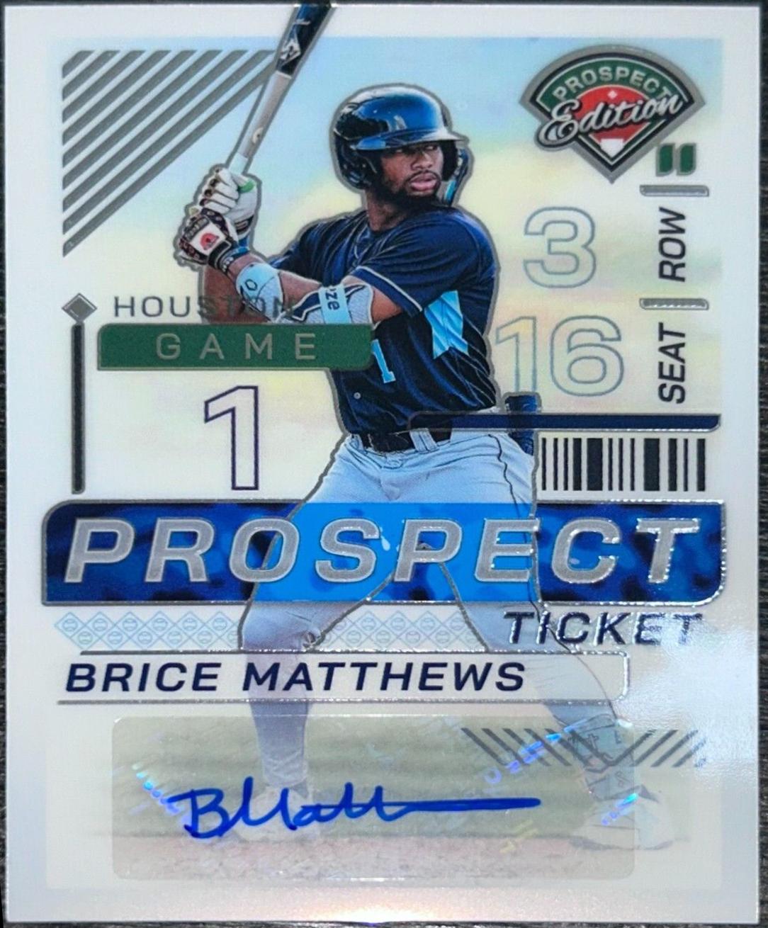 Brice Matthews [Holo Ticket Signature] #112