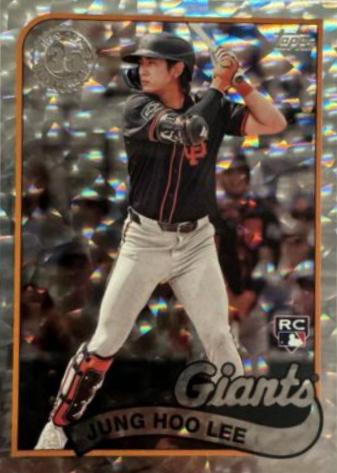 Jung Hoo Lee #89B2-40 Baseball Cards 2024 Topps 1989 Mega Box Foilboard