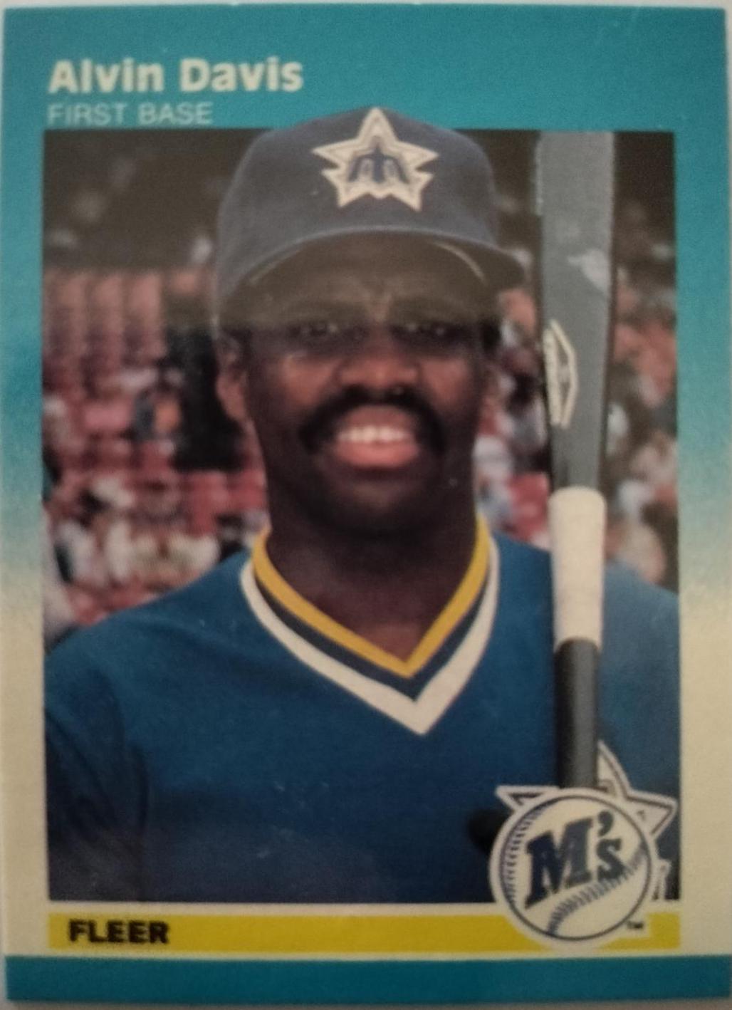 Alvin Davis #24 Baseball Cards 1987 Fleer Mini