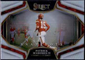 Patrick Mahomes II #SS-3 Football Cards 2022 Panini Select Snapshots