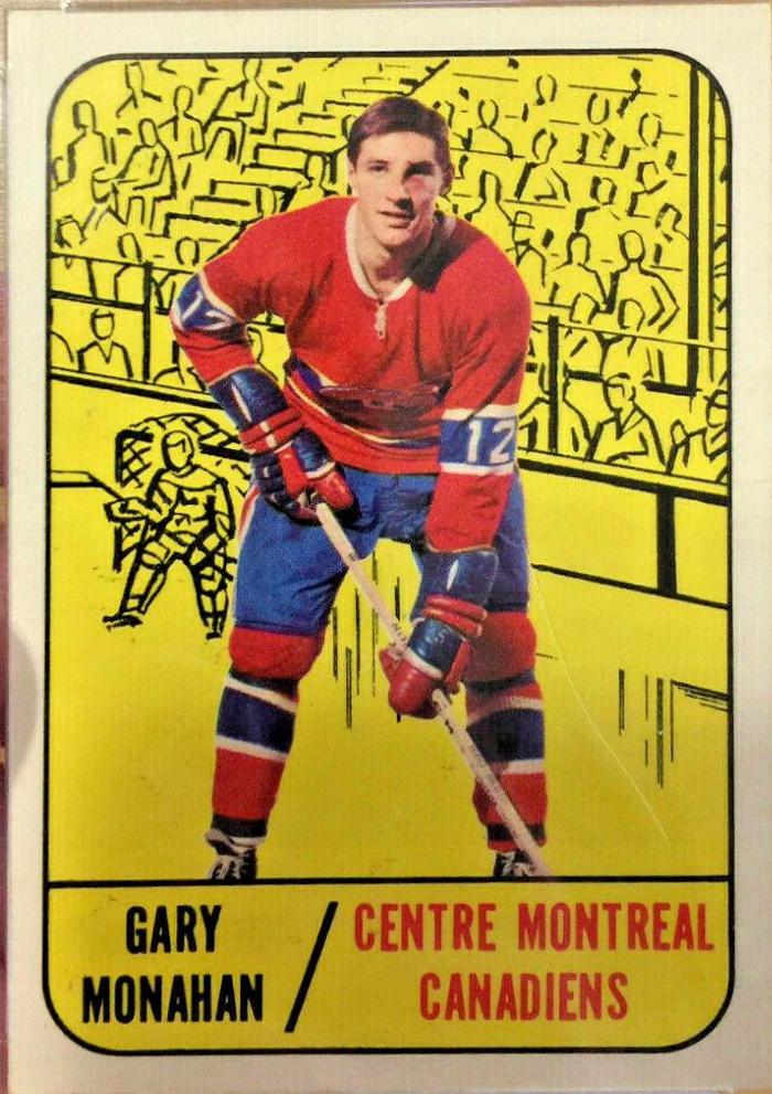 Gary Monahan #8 Hockey Cards 1967 Topps