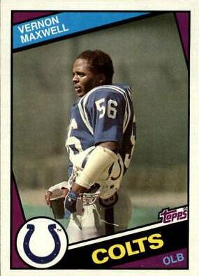 Vernon Maxwell #16 Football Cards 1984 Topps