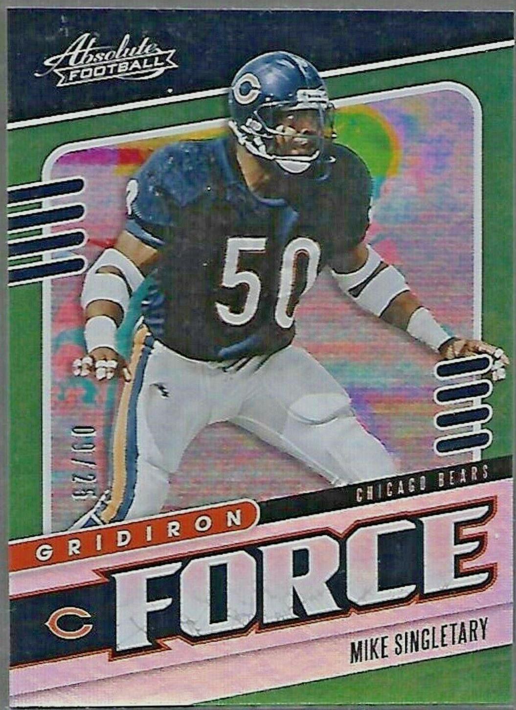 Mike Singletary #5 Football Cards 2019 Panini Absolute Gridiron Force