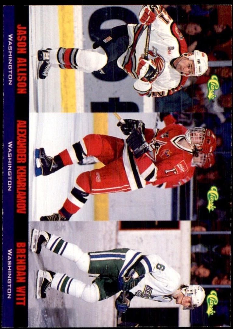 Jason Allison #110 Hockey Cards 1994 Classic