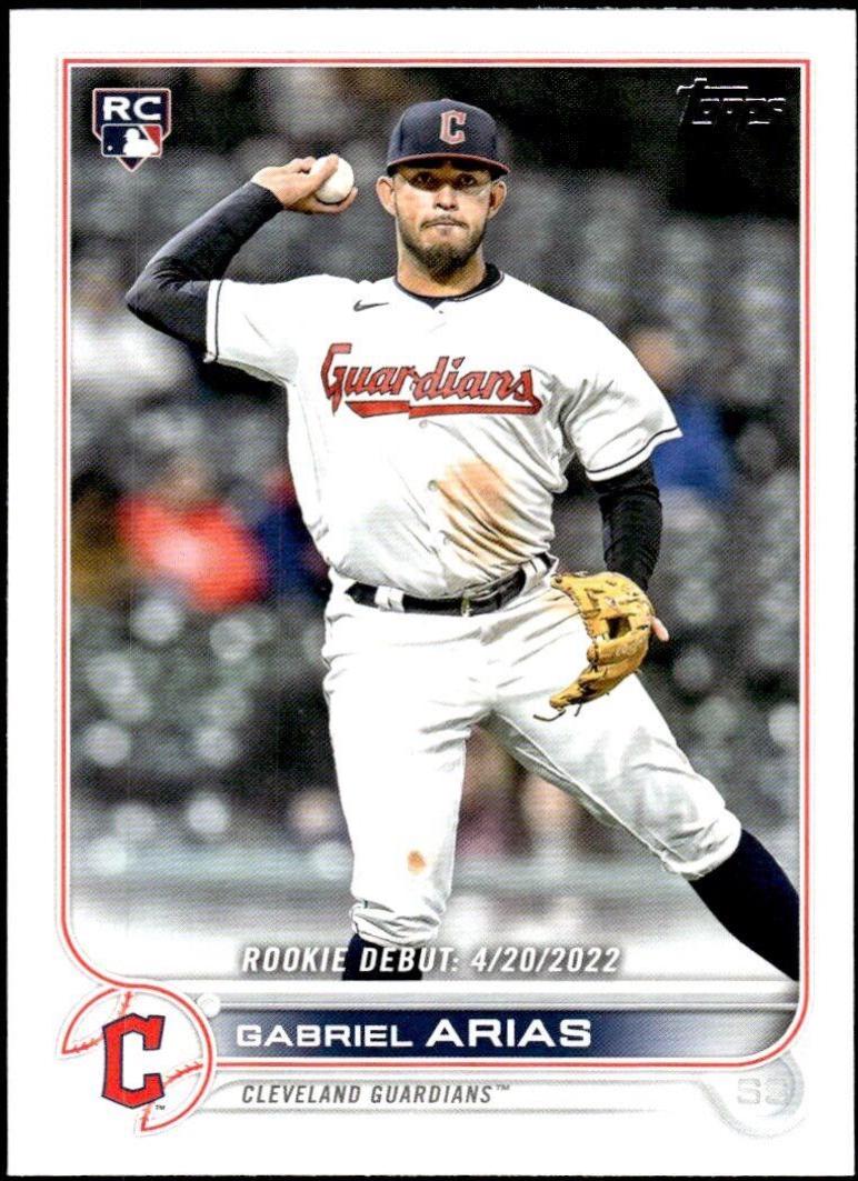 Gabriel Arias #US321 Baseball Cards 2022 Topps Update