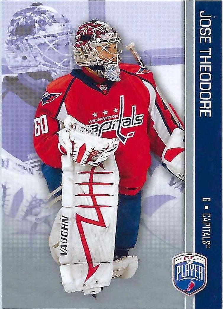 Jose Theodore #180 Hockey Cards 2009 Upper Deck Be A Player