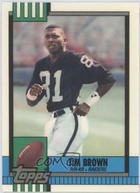 Tim Brown #295 1990 Topps Tiffany Football