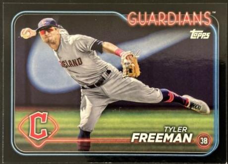 Tyler Freeman [Black] (2024 Topps)
