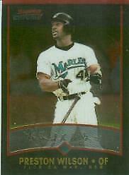 Preston Wilson #32 Baseball Cards 2001 Bowman Chrome