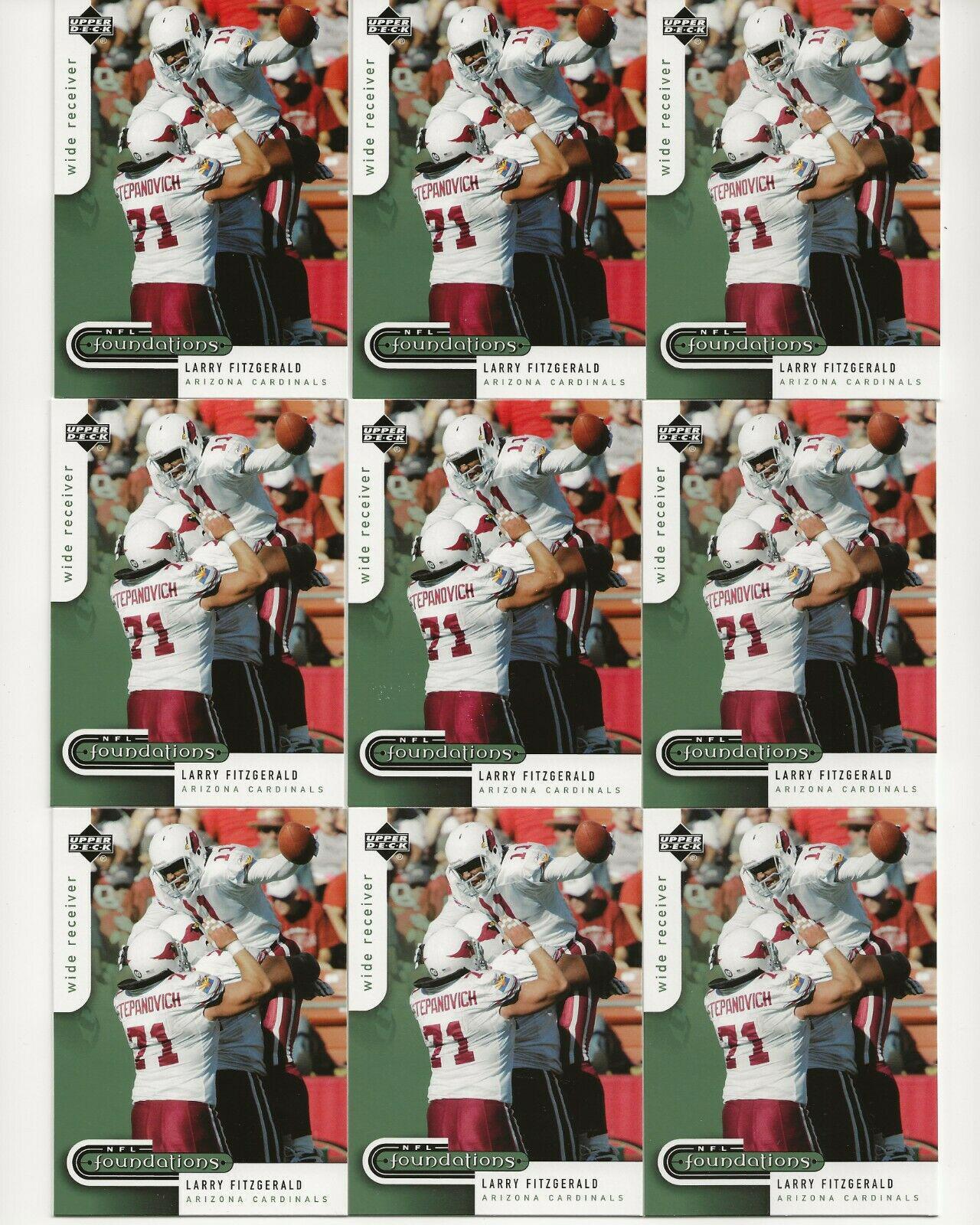 Larry Fitzgerald #1 Football Cards 2005 Upper Deck Foundations