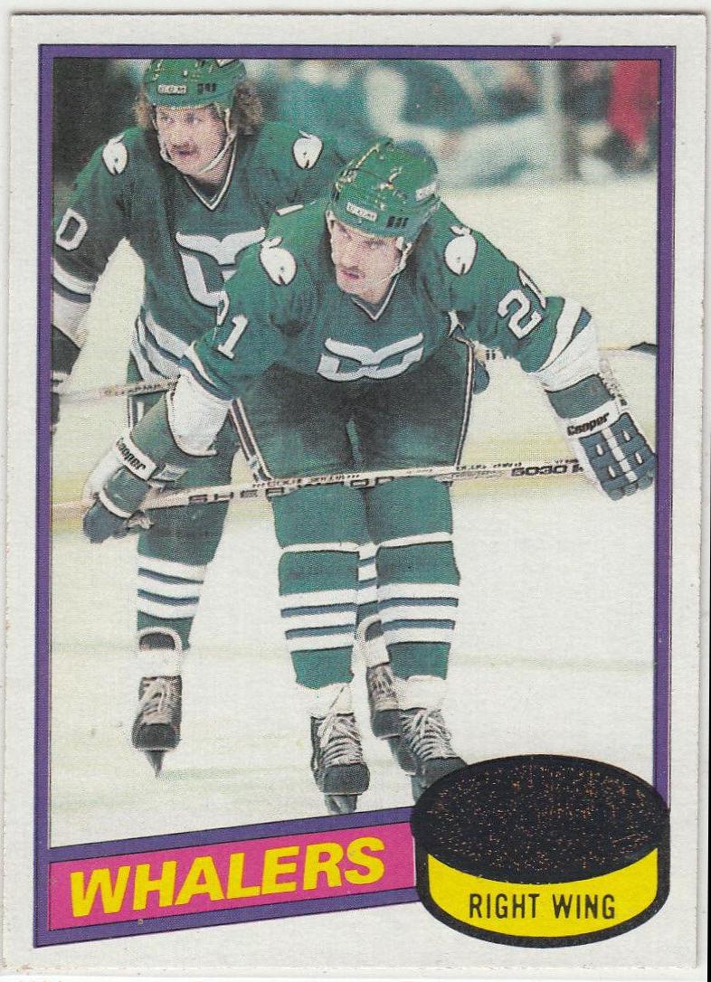 Blaine Stoughton #30 Hockey Cards 1980 Topps