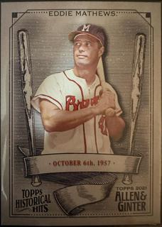 Eddie Mathews Blsts: 300th Big League HR