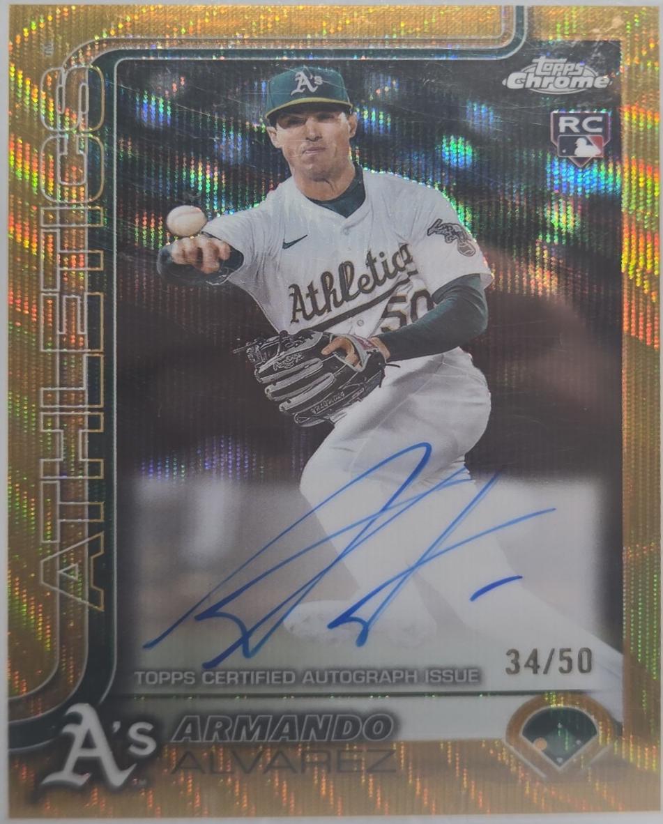 Armando Alvarez [Gold Wave Refractor] #RA-AAL
