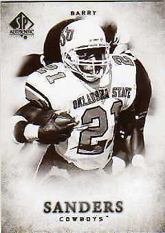 Barry Sanders #146 Football Cards 2012 SP Authentic
