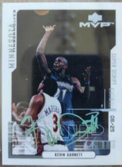 Kevin Garnett [Super Script] #97 Prices | 2000 Upper Deck MVP 