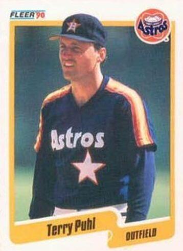 Terry Puhl #233 Baseball Cards 1990 Fleer Canadian