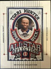 Torii Hunter #135 Baseball Cards 2003 Upper Deck Patch Collection Prices