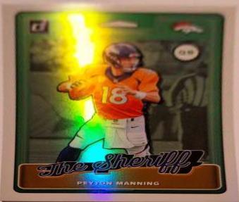 Peyton Manning #NN 3 Football Cards 2019 Donruss Nicknames