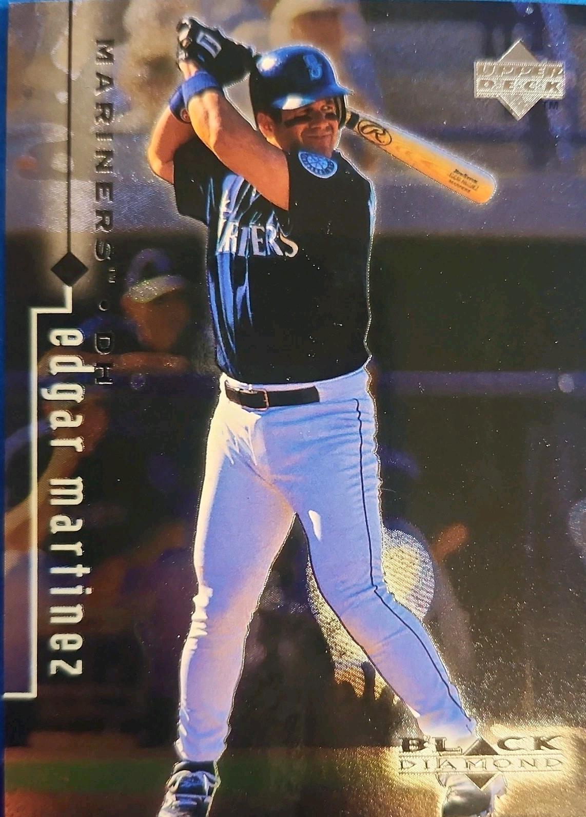 Edgar Martinez #78 Baseball Cards 1999 Upper Deck Black Diamond