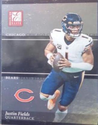 Justin Fields #7 Football Cards 2023 Panini Donruss Elite 2003