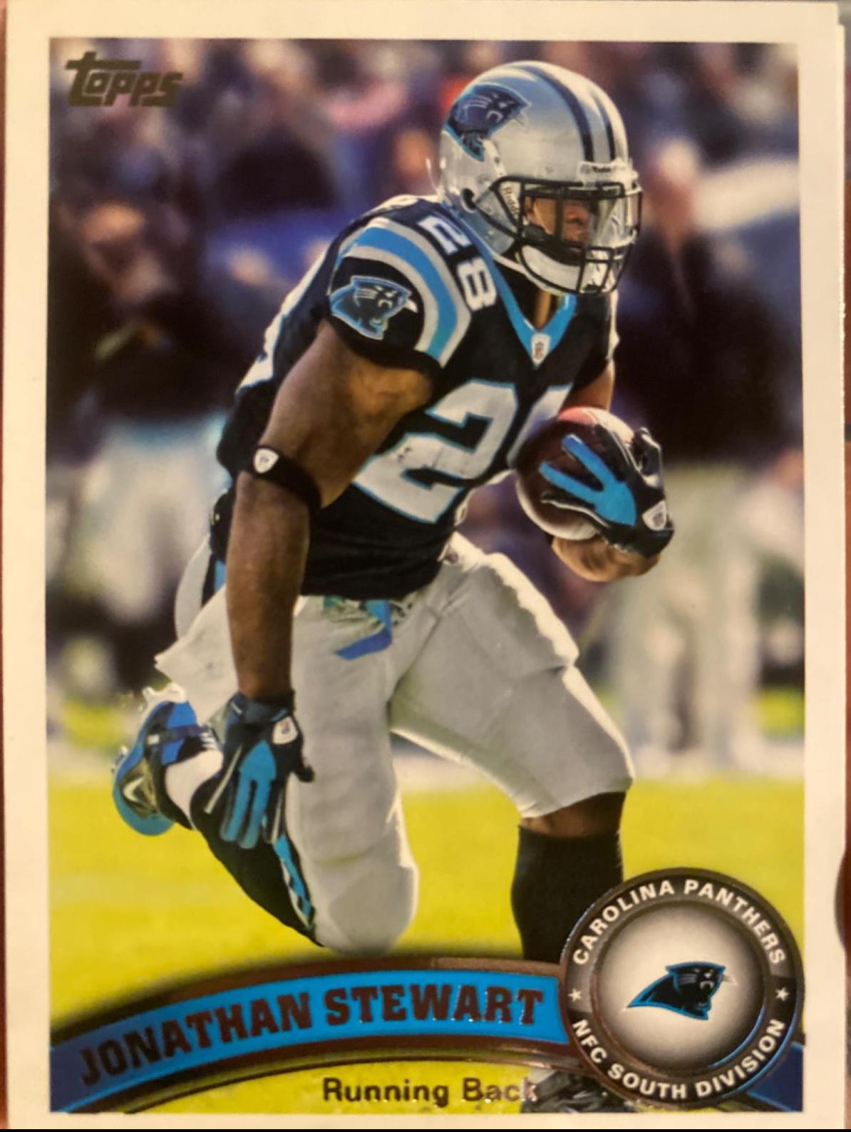 Jonathan Stewart #33 Football Cards 2011 Topps