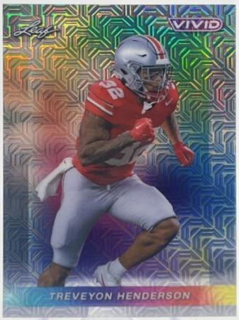 TreVeyon Henderson #98 2024 Leaf Vivid Football