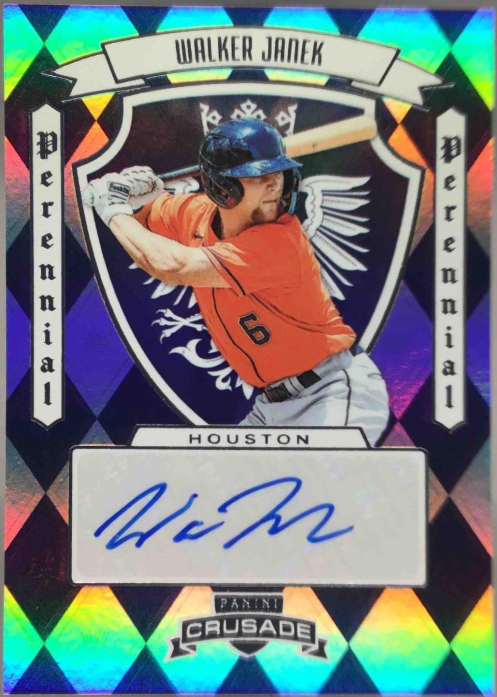 Walker Janek #PPS-WJK 2025 Panini Crusade Perennial Prospect Signature Baseball