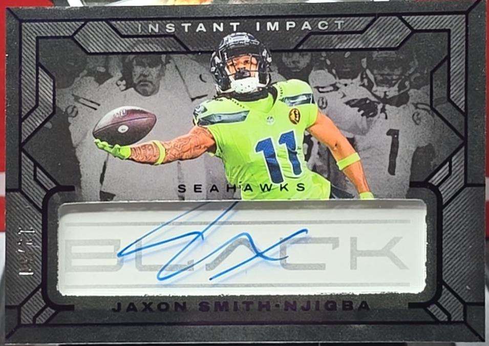 Jaxon Smith-Njigba [Royal] #III-JSN Prices | 2024 Panini Black Instant ...
