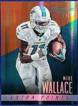 Mike Wallace #8 Football Cards 2014 Panini Prestige