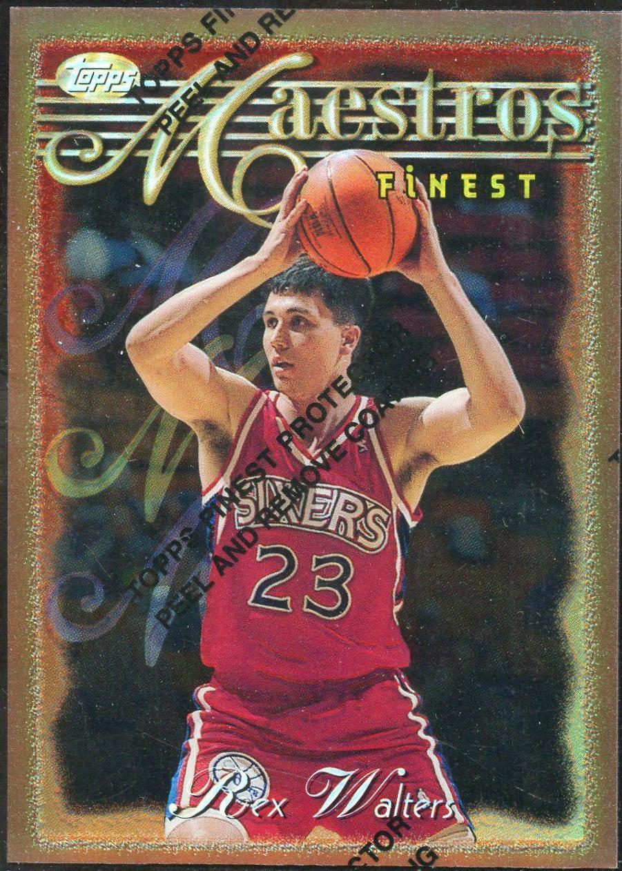Rex Walters Refractor #3 Basketball Cards 1996 Finest