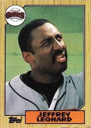 Jeffrey Leonard #280 Baseball Cards 1987 Topps