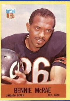 Bennie McRae #32 Football Cards 1967 Philadelphia
