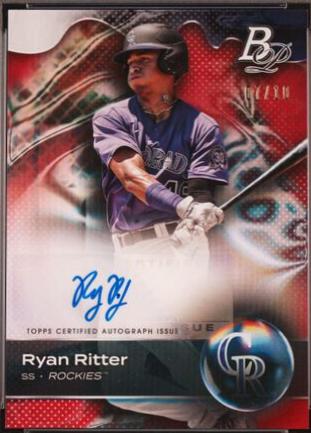 Ryan Ritter [Autograph Red] #TOP-21