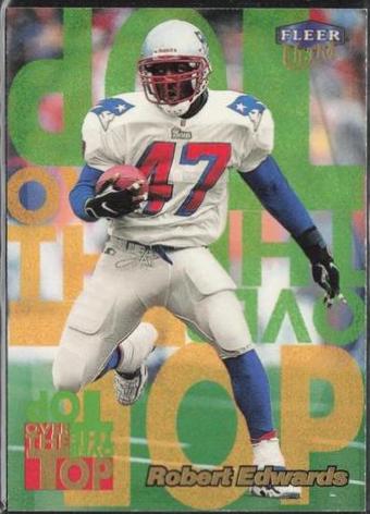 Robert Edwards #7 1999 Ultra Over The Top Football