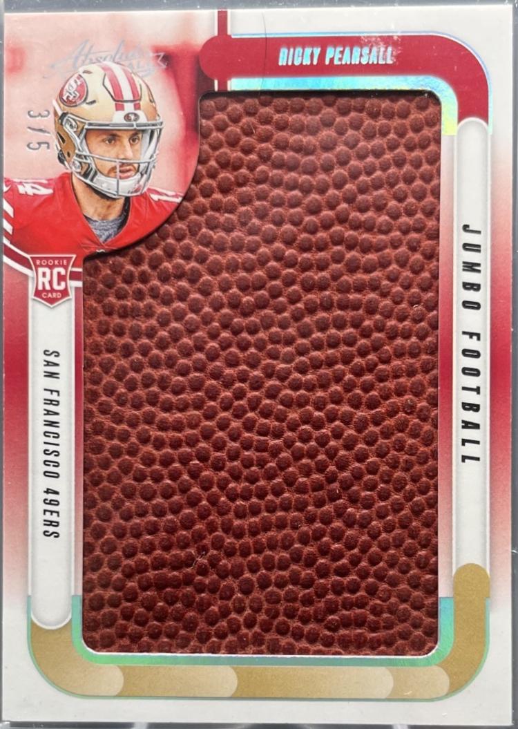 Ricky Pearsall #JJN-RPL 2024 Panini Absolute Football Jumbo Cleats