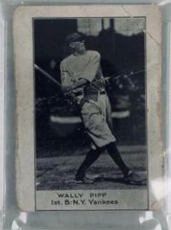 Wally Pipp Baseball Cards 1921 E220 National Caramel