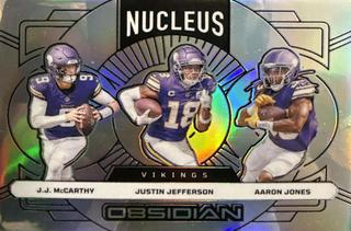 Aaron Jones / J.J. McCarthy / Justin Jefferson