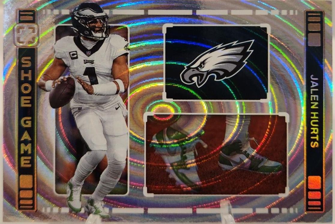 Jalen Hurts #SG-JHS Football Cards 2024 Panini Photogenic The Shoe Game