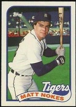 Matt Nokes #445 Baseball Cards 1989 Topps Tiffany