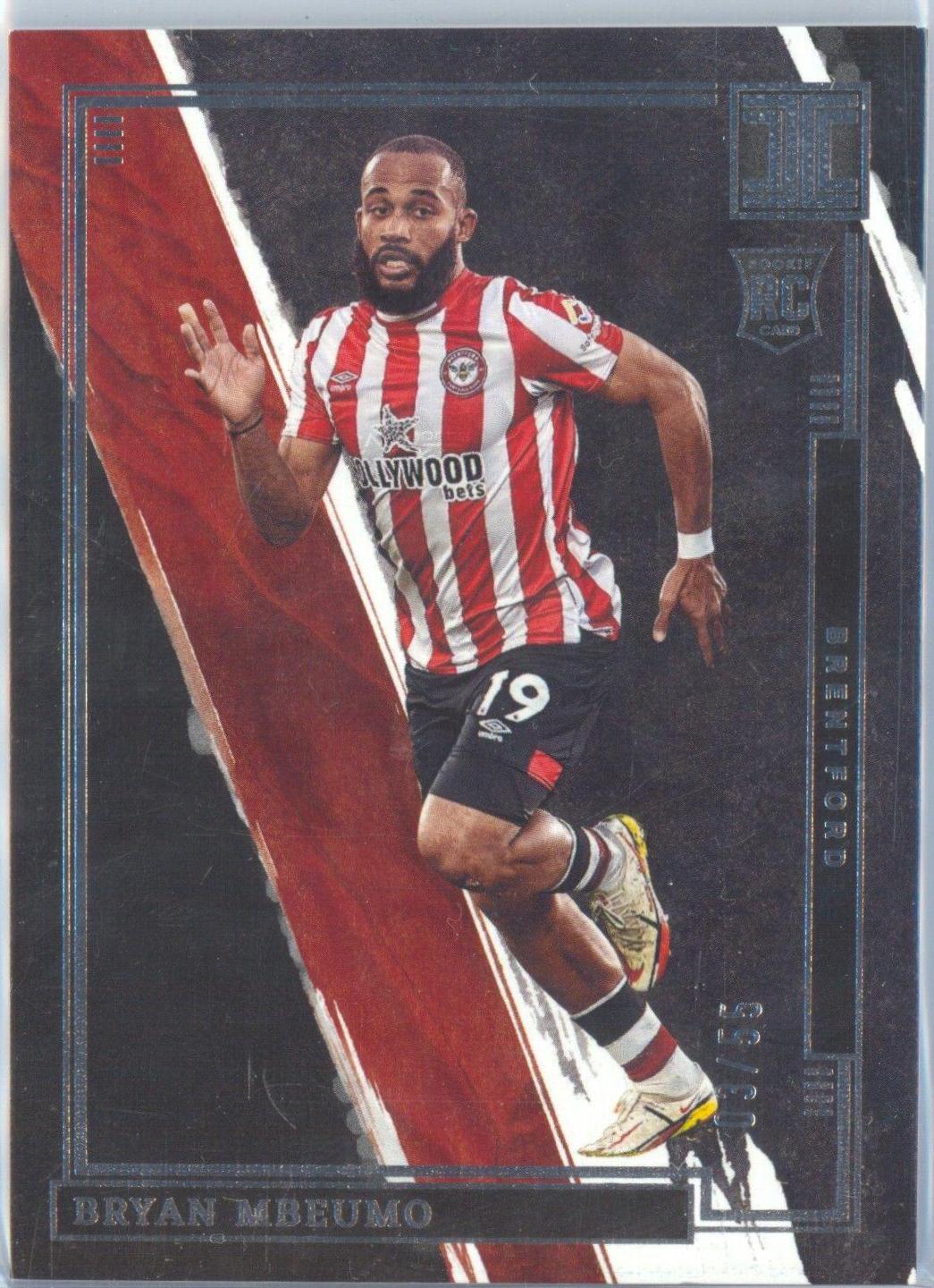 Bryan Mbeumo #13 Soccer Cards 2021 Panini Impeccable