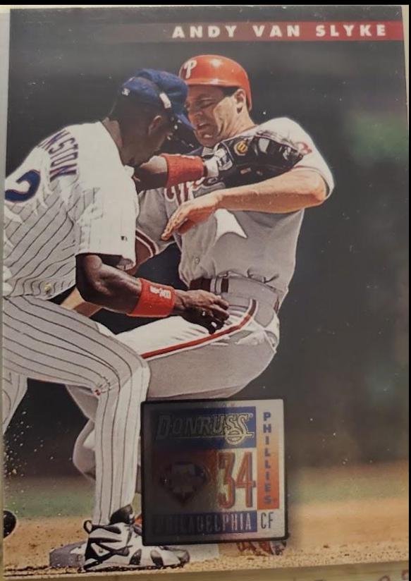 Andy Van Slyke #11 Baseball Cards 1996 Panini Donruss