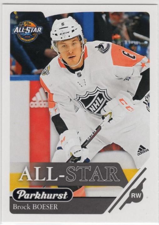 Brock Boeser #323 2018-19 Parkhurst Hockey