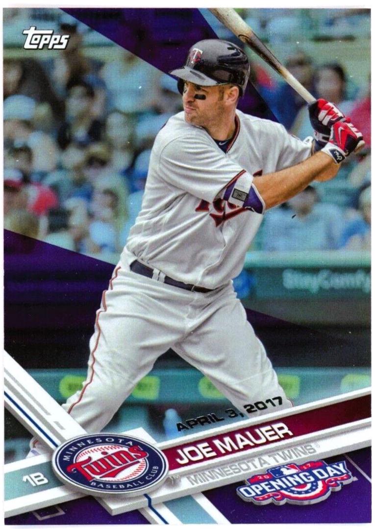 Joe Mauer [Purple Foil] #73