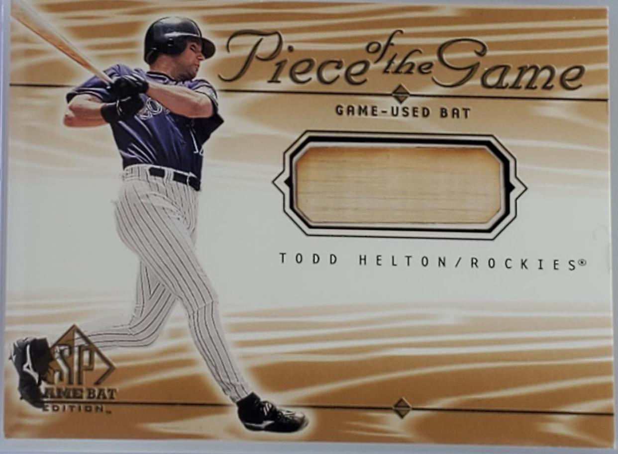 Todd Helton #TH Baseball Cards 2000 SP Game Bat