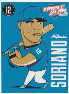 Alfonso Soriano #13 Baseball Cards 2012 Panini Triple Play