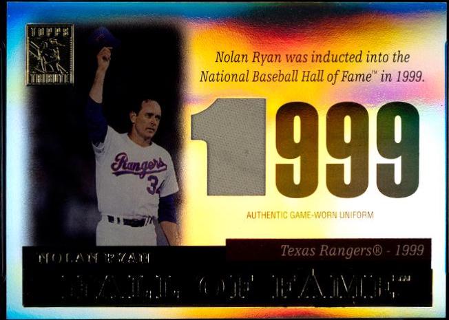 Nolan Ryan #TR-NR Baseball Cards 2004 Topps Tribute HOF Relic
