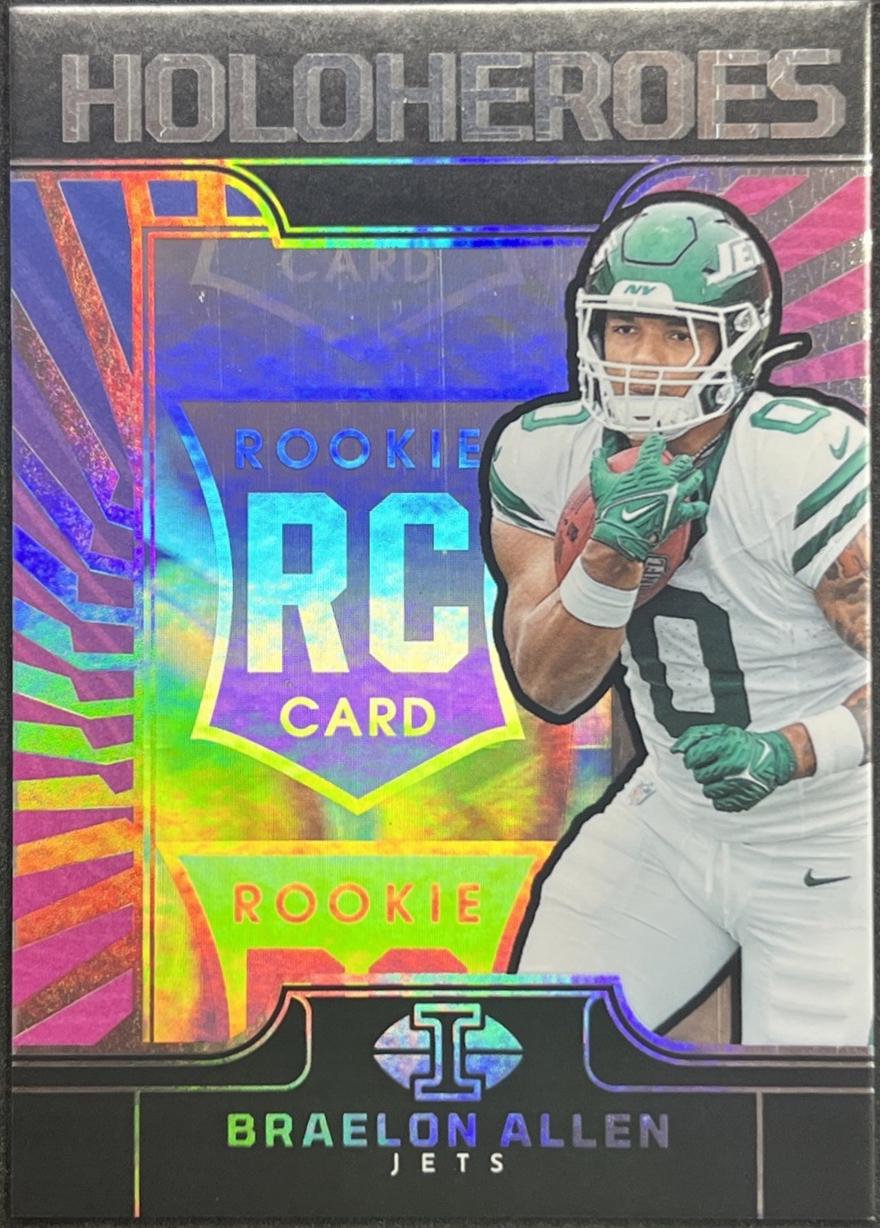 Braelon Allen #32 Football Cards 2024 Panini Illusions HoloHeroes Rookie