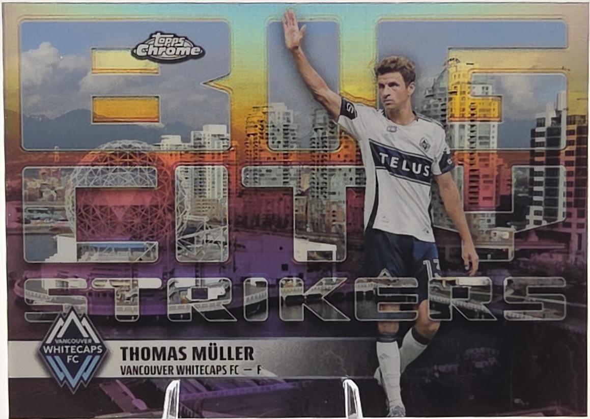 Thomas Muller #BCS-3 2025 Topps Chrome MLS Big City Strikers