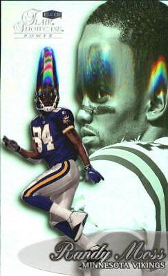 Randy Moss #22 Football Cards 1999 Flair Showcase